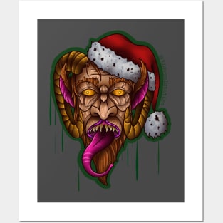 Krampus Claus Posters and Art